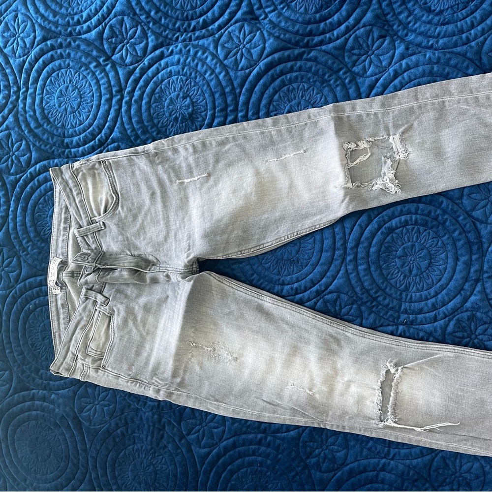 Zara women jeans grey